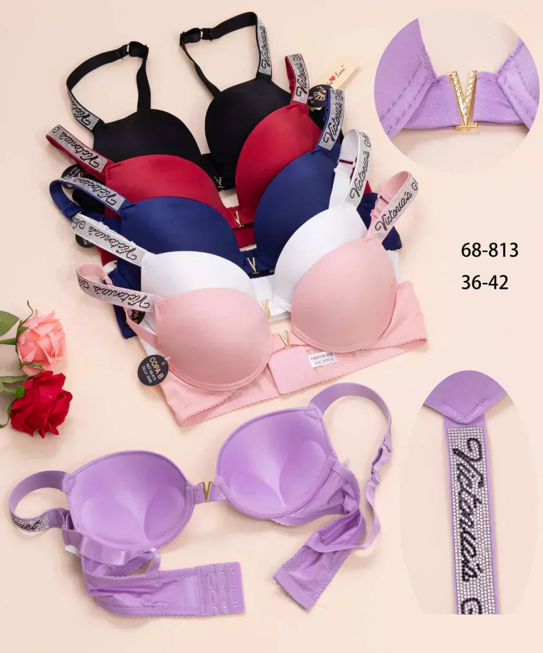 Bras For Women Seamless Bra Push Up Bralette Underwear Wireless   X3241141