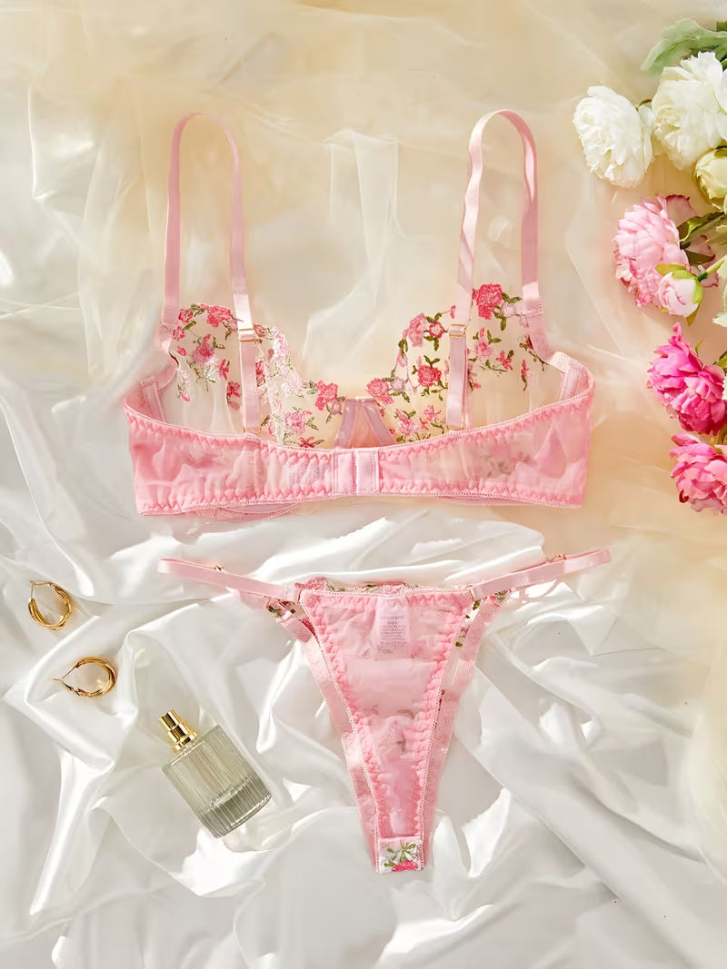 Floral Charm Push-Up Set